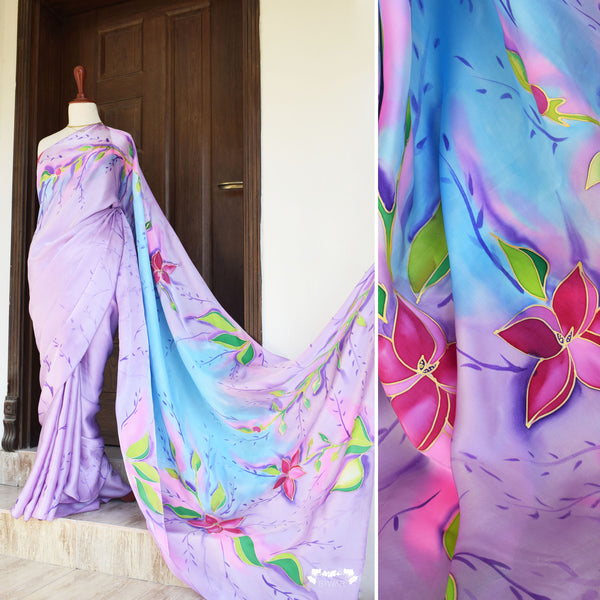 Pastel Utopia Sari