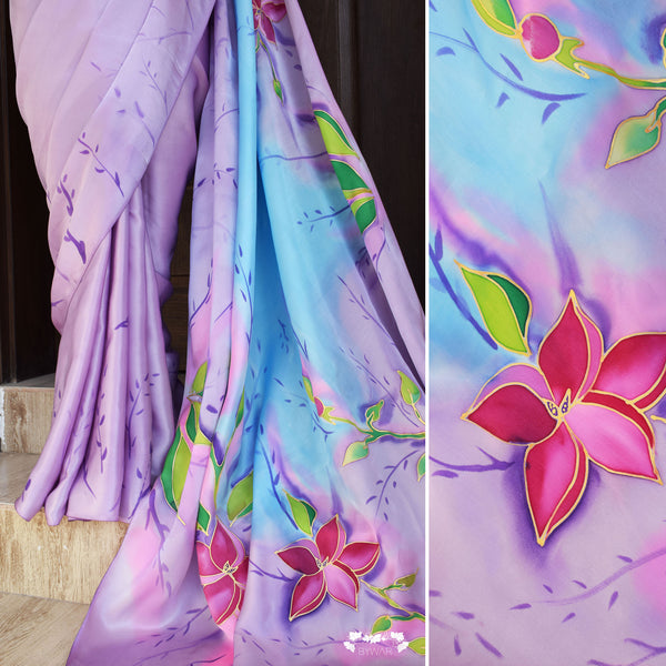 Pastel Utopia Sari