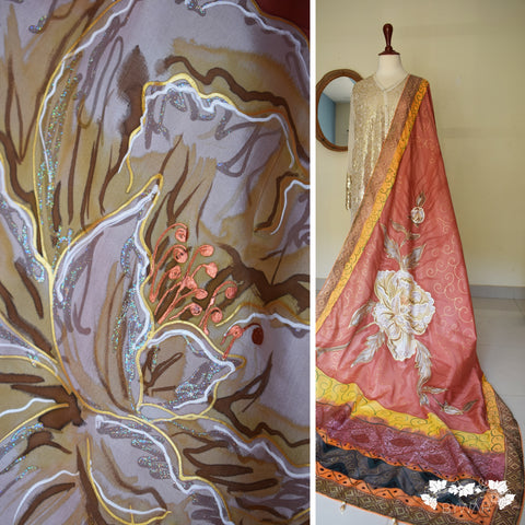 Gold Sounds Shawl Ready to Wear